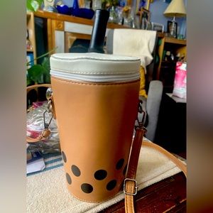Bubble tea crossbody bag